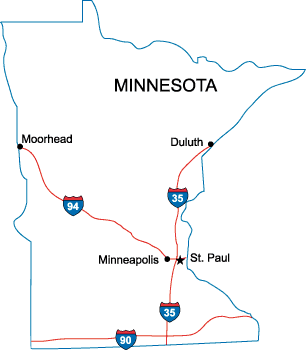 MN State Map
