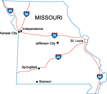 MO State Map
