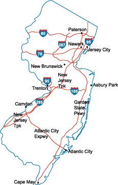 NJ State Map
