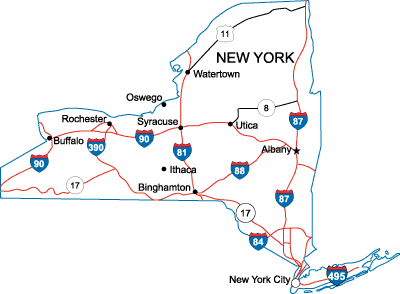 NY State Map