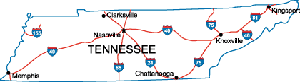 TN State Map