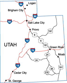 UT State Map