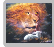 Lion and Lamb Scripture Image